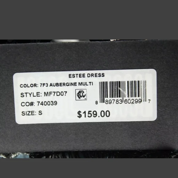 *  KOBI LACE BLUE & BLACK FORAL TOP,  SIZE  XS - Picture 8 of 8